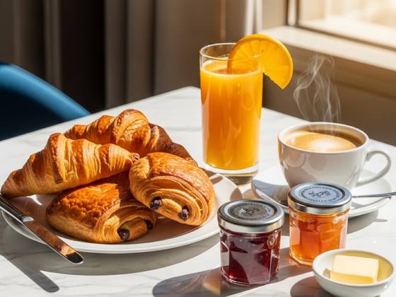Petit-déjeuner continental